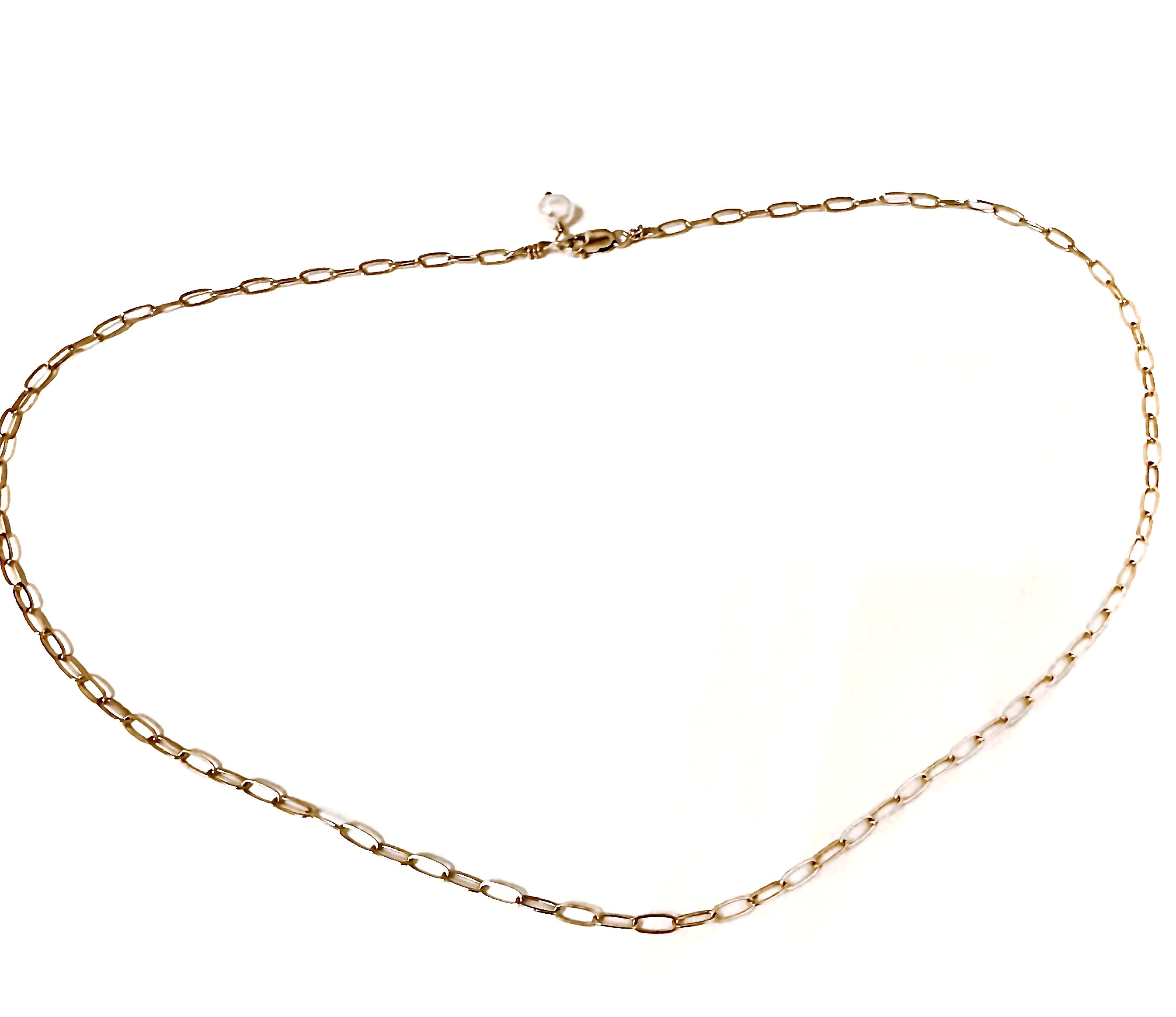 Paperclip Chain Necklace and Bracelet