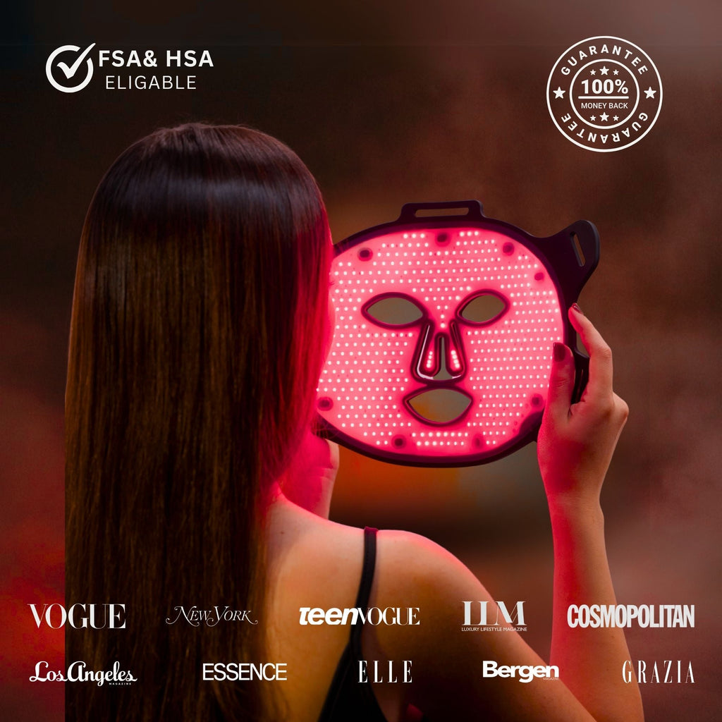 VISO - Mascarilla de terapia de luz roja certificada por la FDA