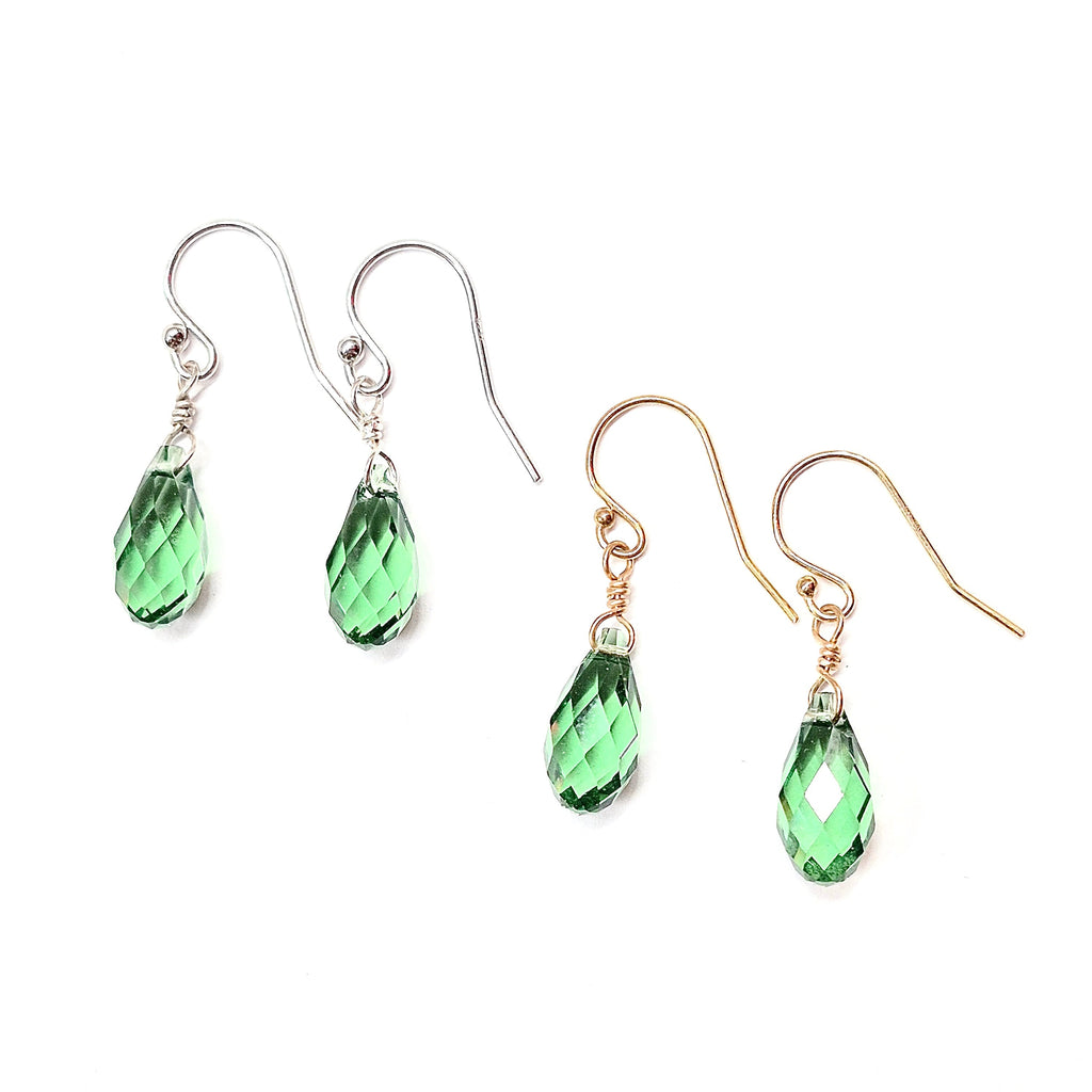Swarovski Crystal Droplet Threader Earrings