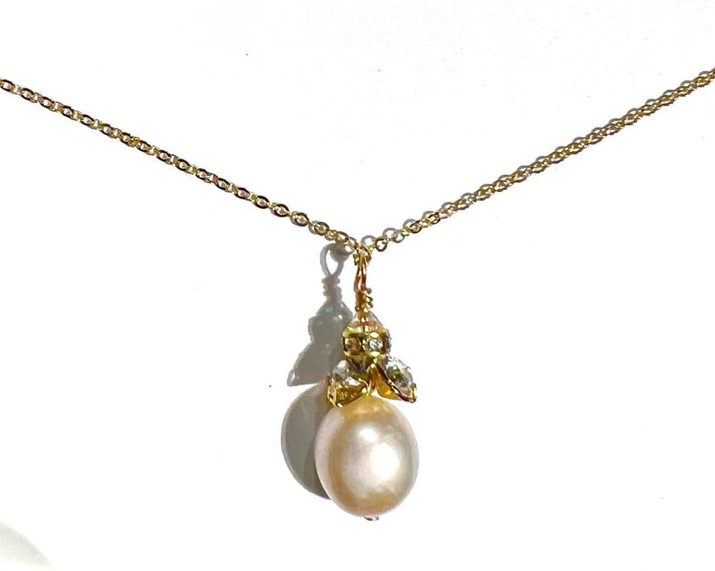 Melissa Baroque Pearl Drop necklace