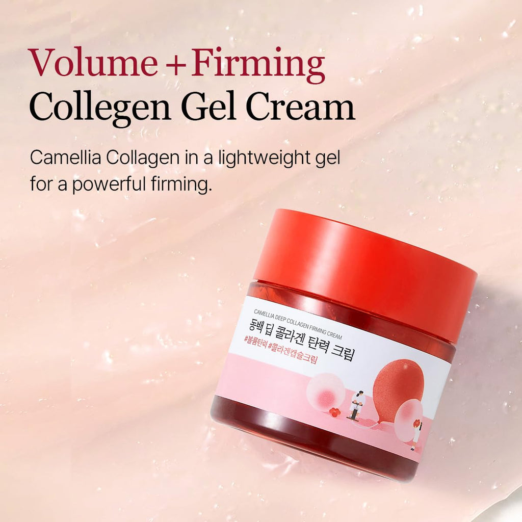 Crema de colágeno profundo con camelia de Round Lab