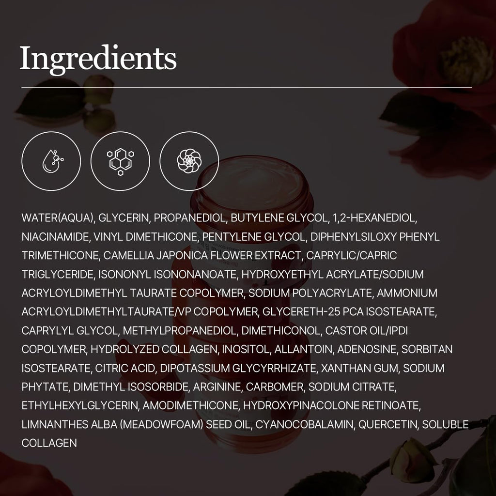 Crema de colágeno profundo con camelia de Round Lab