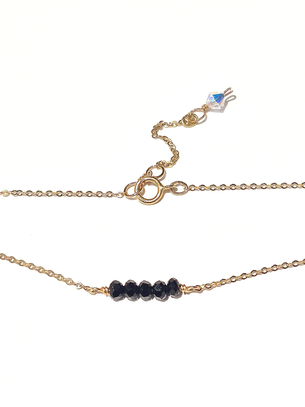 Onyx choker necklace