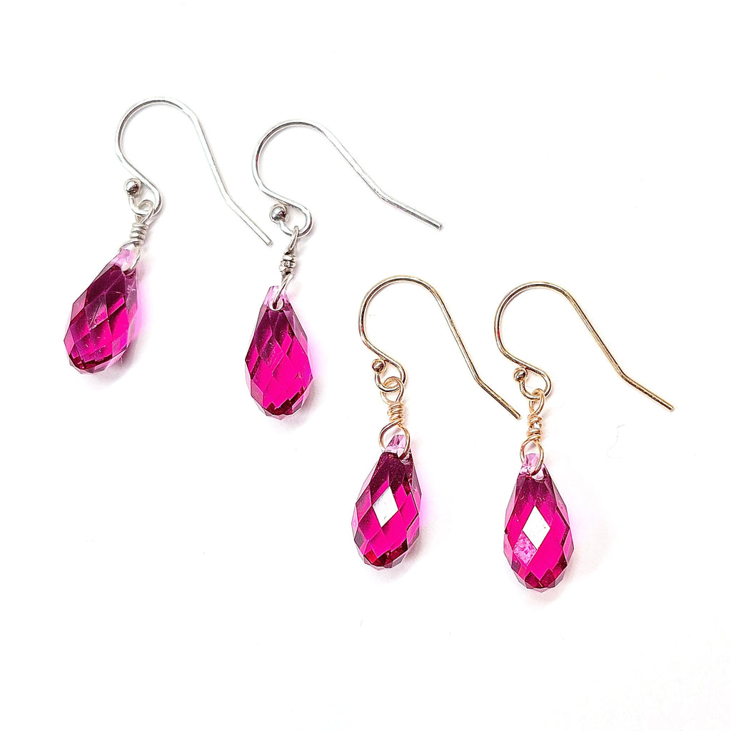 Swarovski Crystal Droplet Threader Earrings