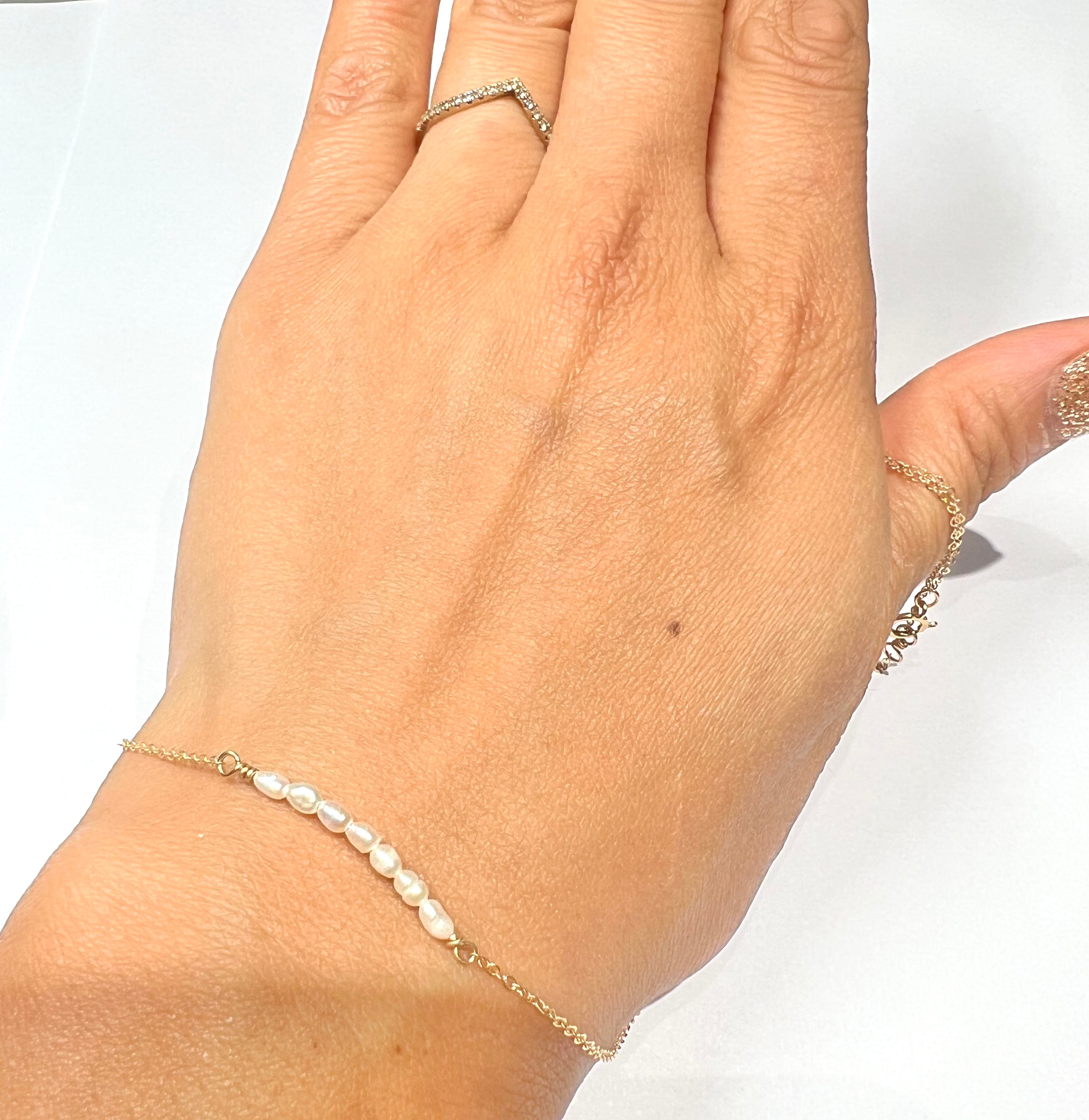 5 Rice Pearls Bracelet