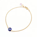 Evil Eye Bracelet w Swarovski Clasp