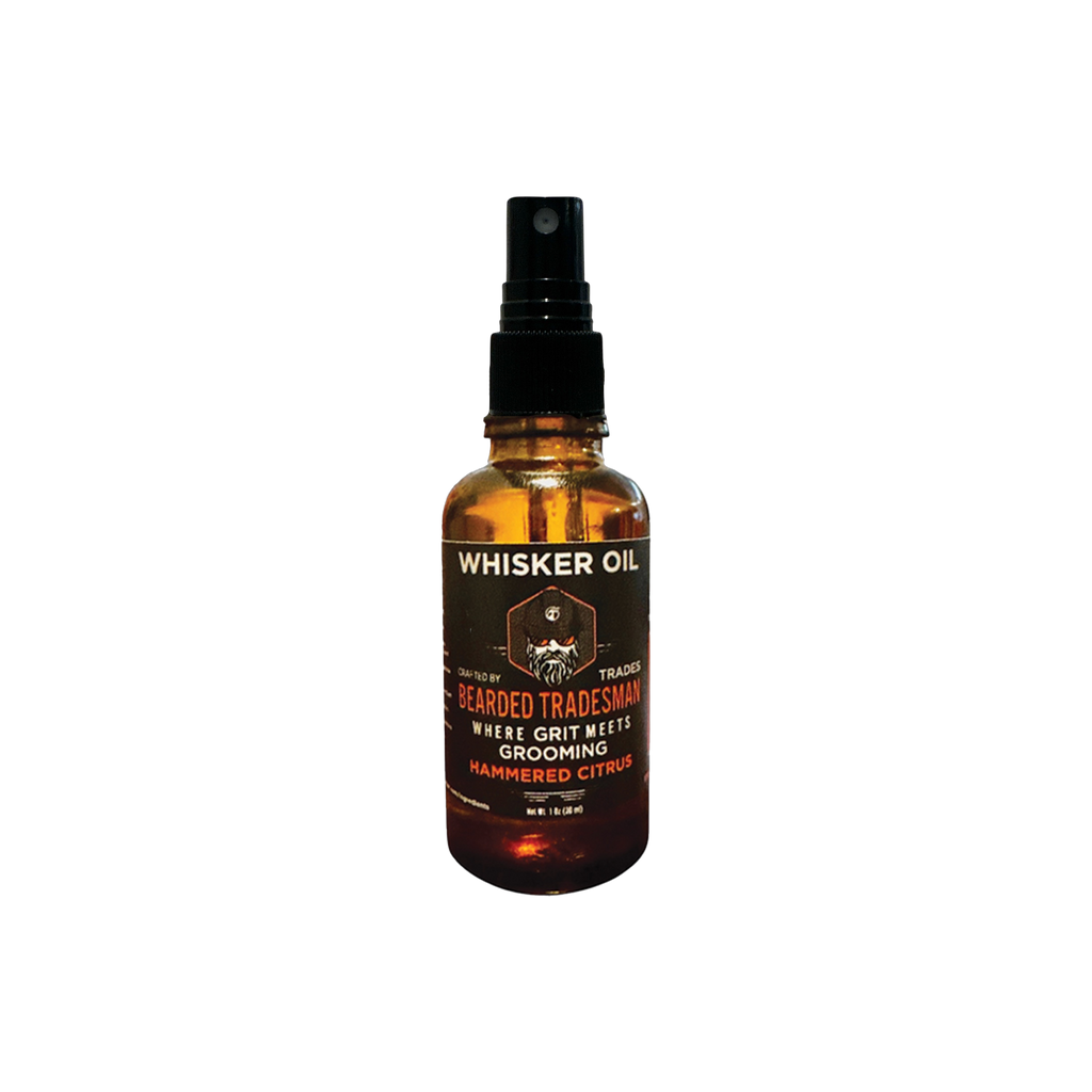 Bearded Tradesman Hammered Citrus Whisker Oil | Citrus & Vanilla
