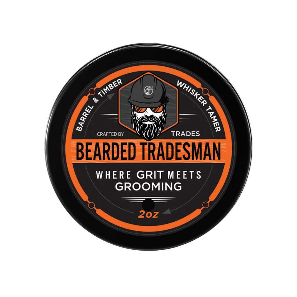 Bearded Tradesman Barrel & Timber Whisker Tamer | Bourbon & Teakwood
