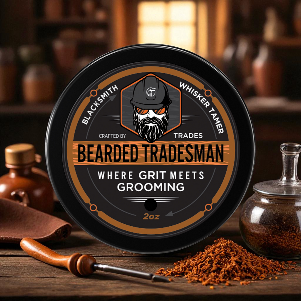 Bearded Tradesman Blacksmith Whisker Tamer | Leather & Tobacco