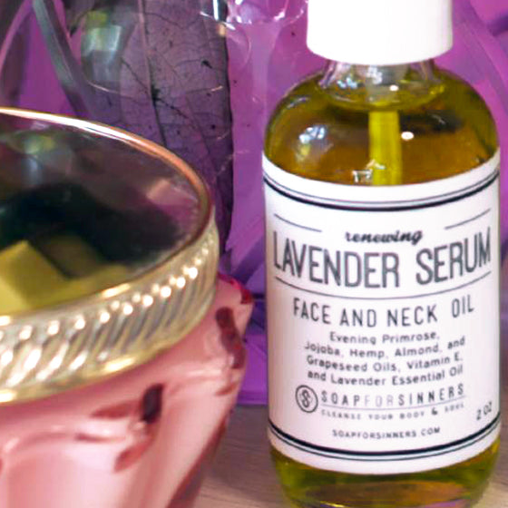Aceite facial de lavanda Soap for Sinners | 2 oz