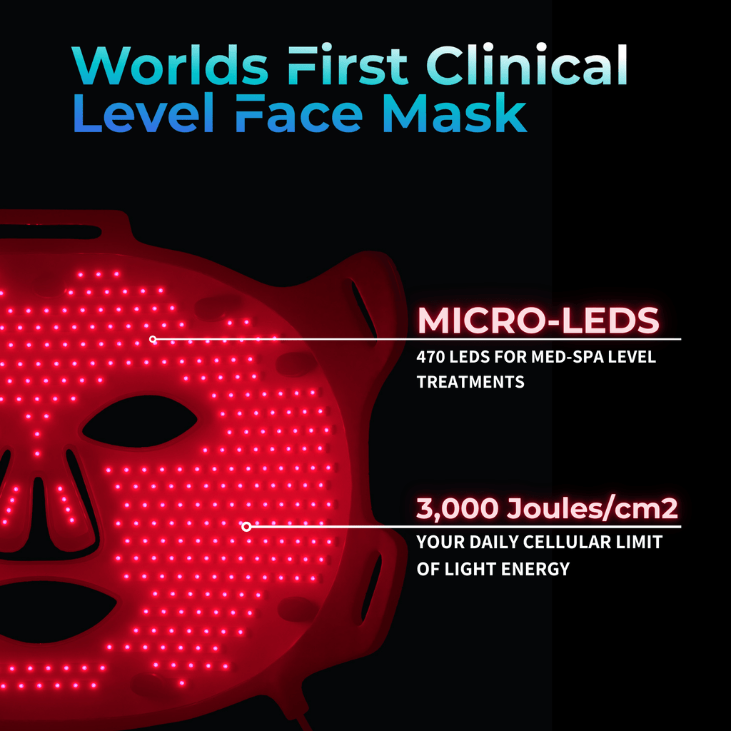 VISO - Mascarilla de terapia de luz roja certificada por la FDA