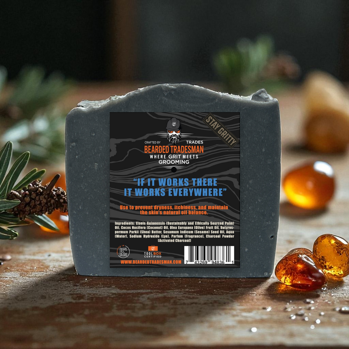 Bearded Tradesman Resin & Rain Willy Wash | Cedar & Amber