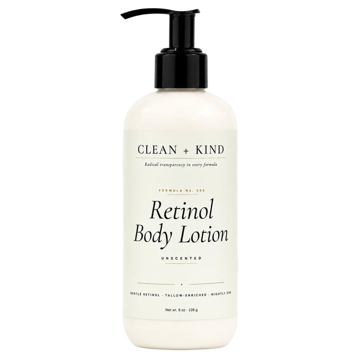 Retinol Body Lotion — Tallow + Niacinamide, 8 oz