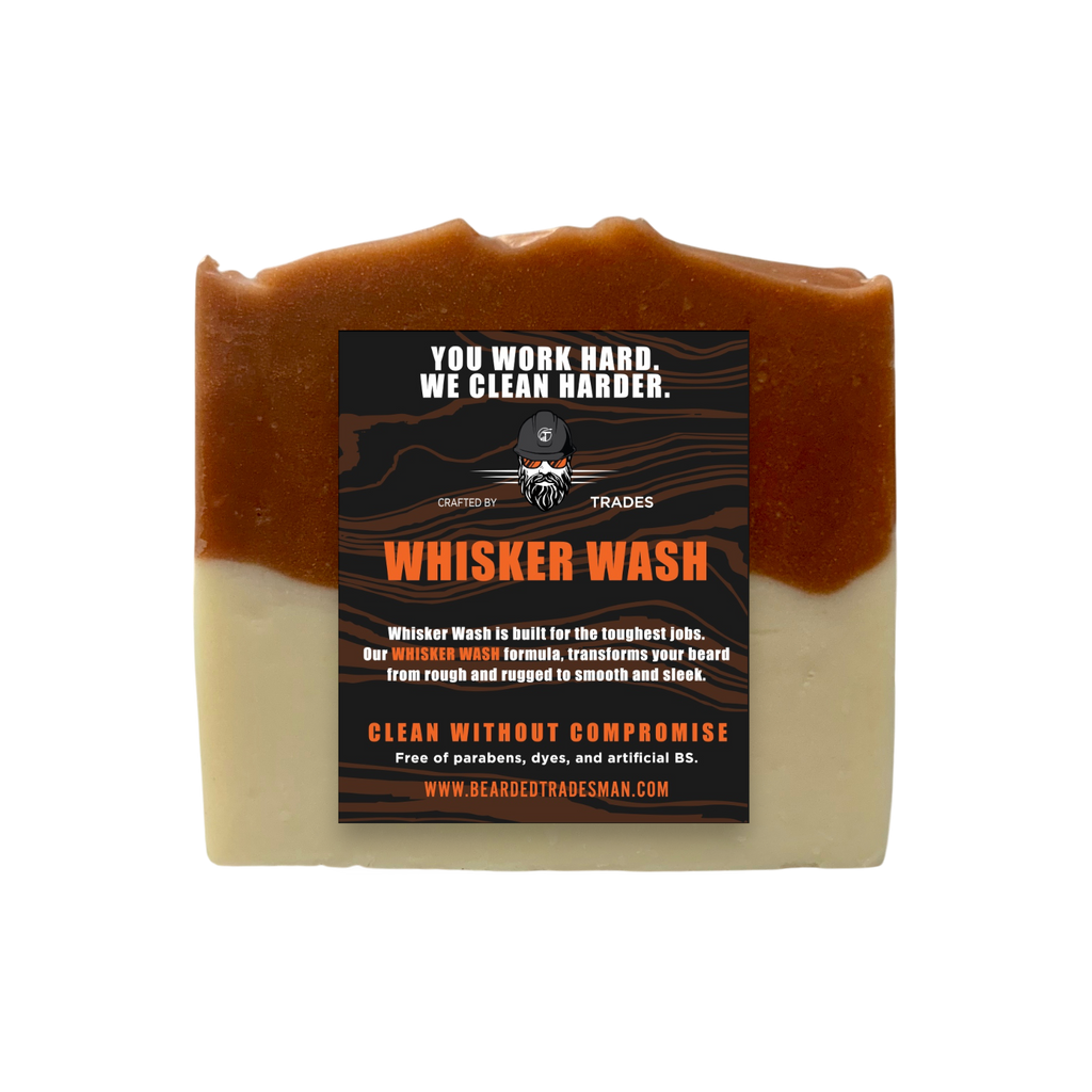 Bearded Tradesman Saddle & Cask Whisker Wash | Leather & Brandy
