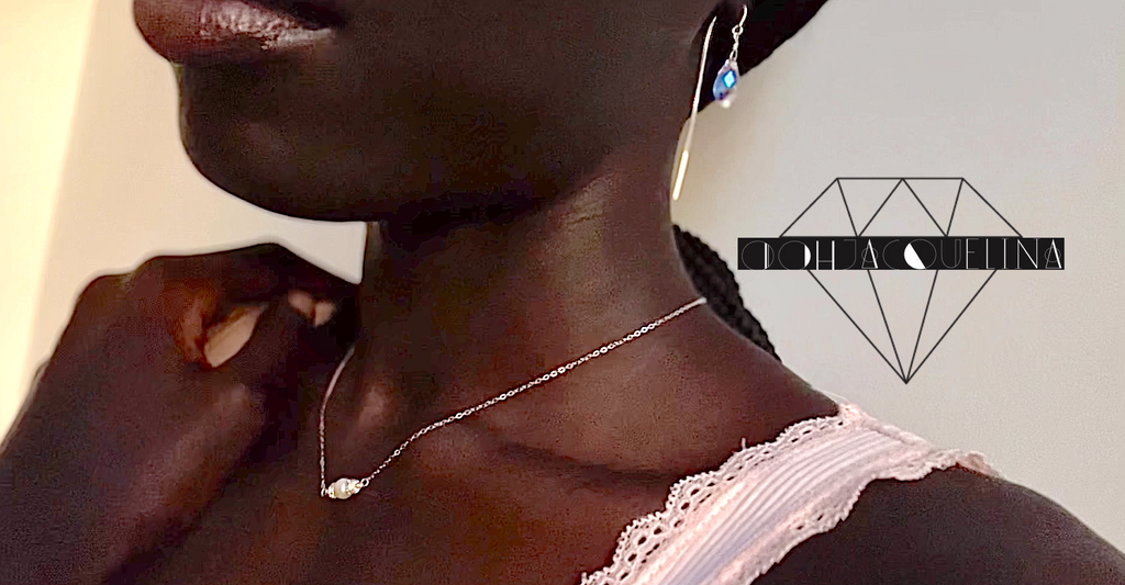 Swarovski Crystal Droplet Threader Earrings