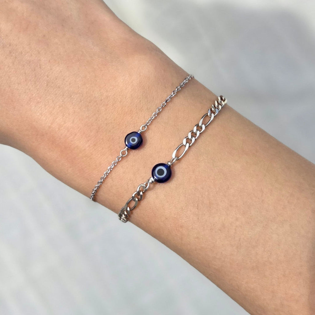 Evil Eye Bracelet w Swarovski Clasp