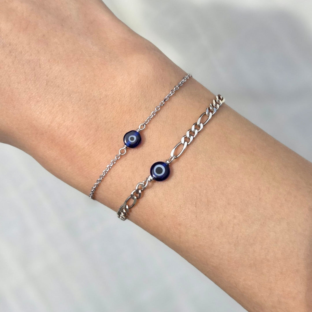 Evil Eye Bracelet w Swarovski Clasp
