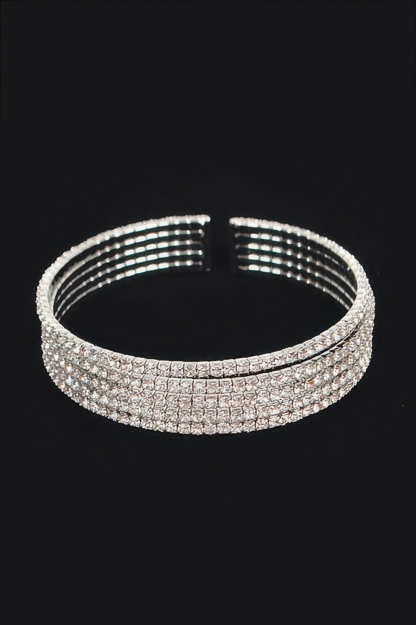 Wrap Rhinestone Bangle
