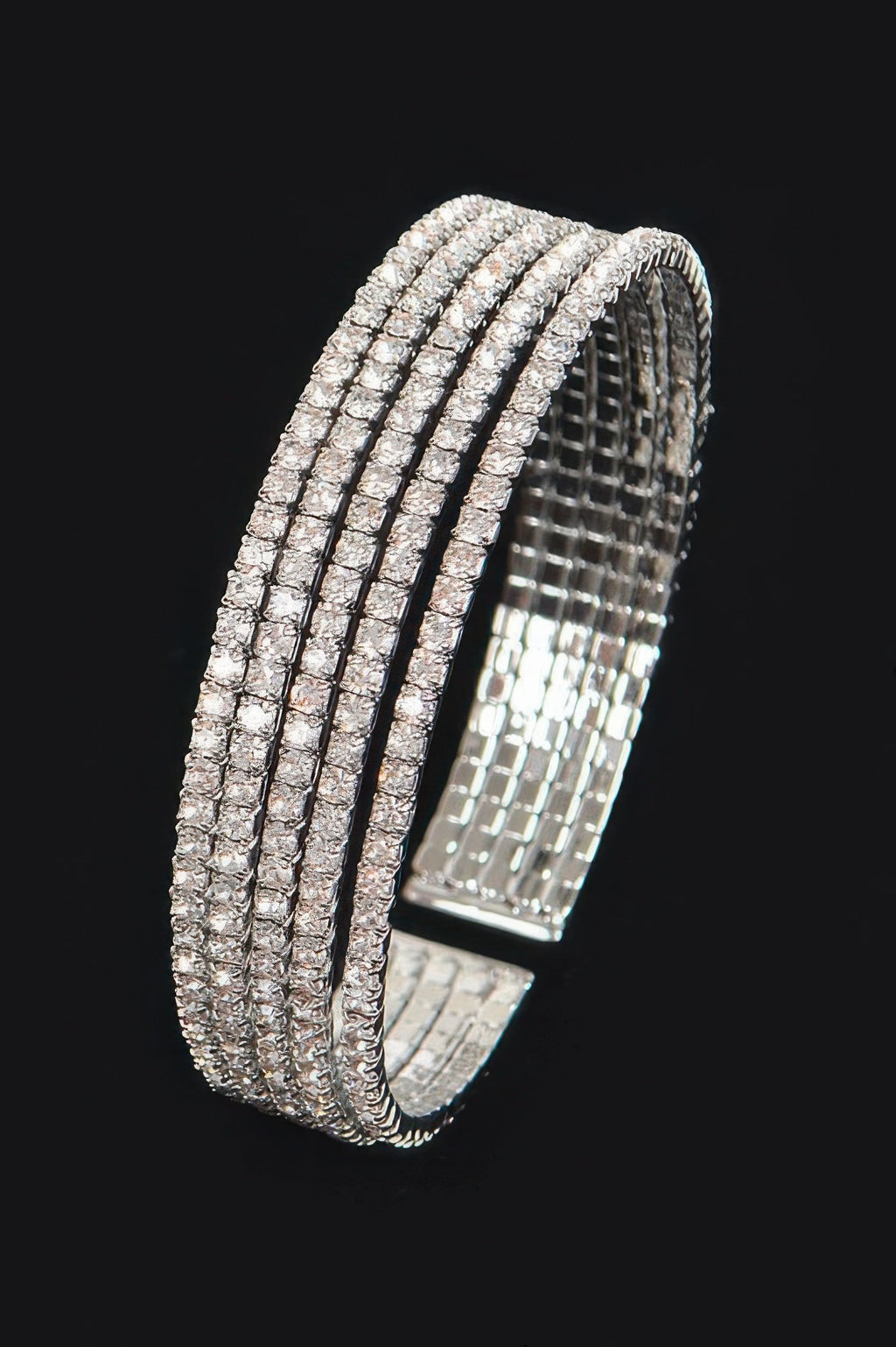Wrap Rhinestone Bangle
