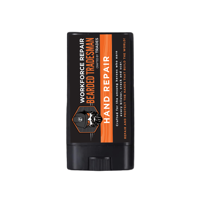 Bearded Tradesman Workforce Hand Repair Cream