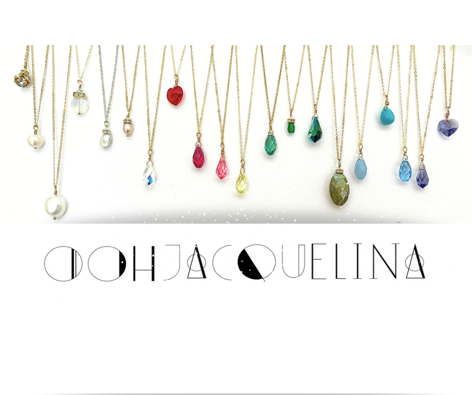 Swarovski Crystal Droplet Necklace: Many Colors Available