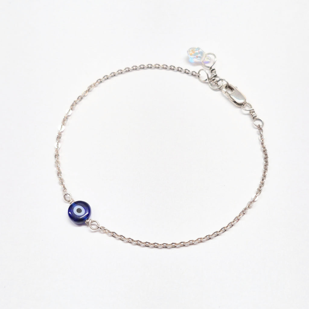 Evil Eye Bracelet w Swarovski Clasp