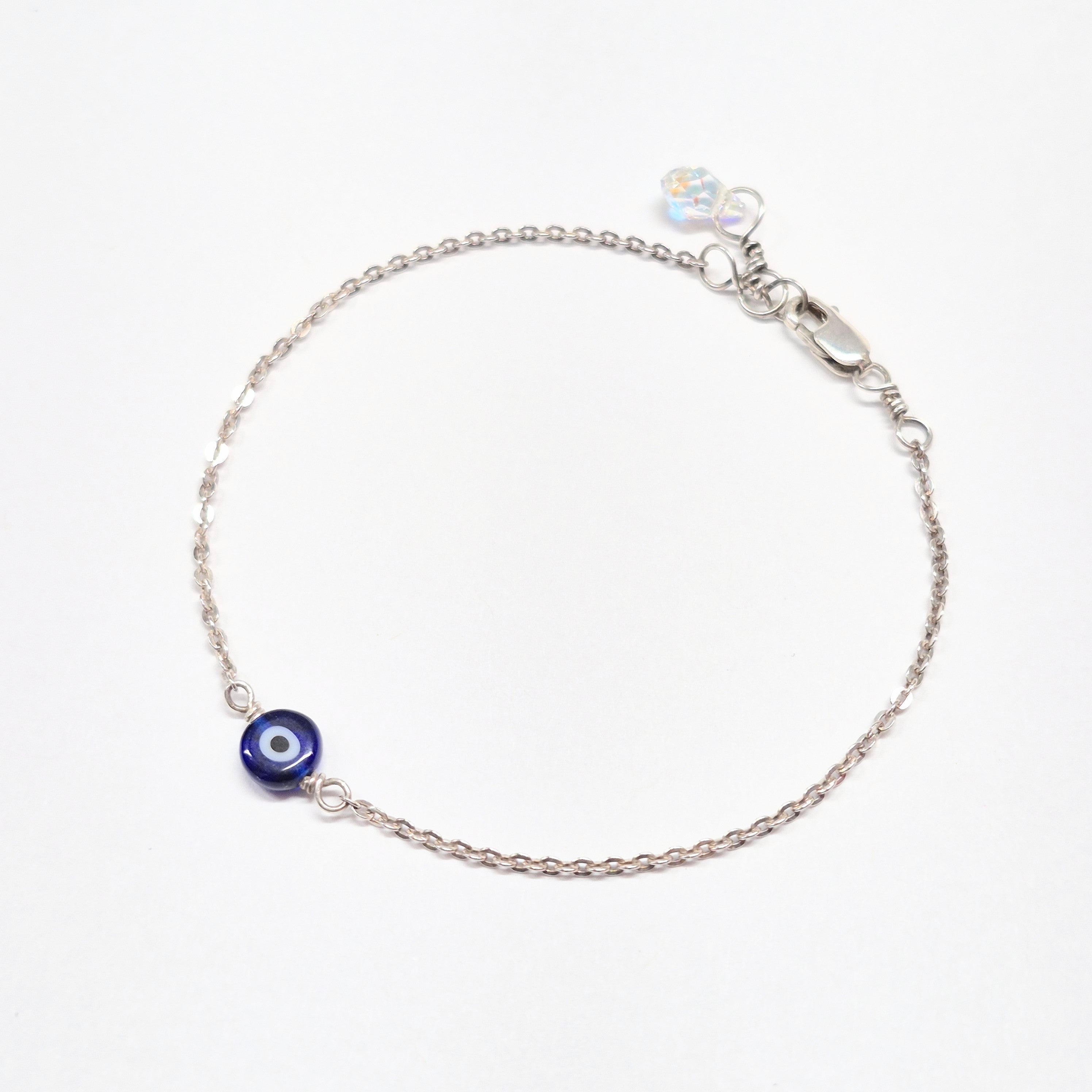 Evil Eye Bracelet w Swarovski Clasp